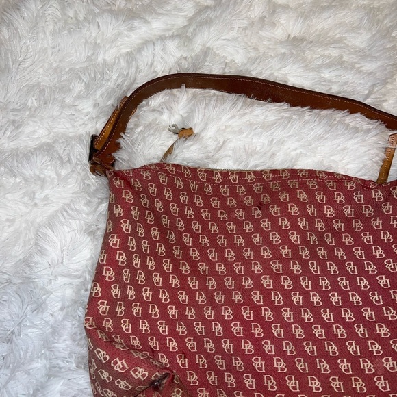 Dooney & Bourke Red Shoulder Mini Bag Y2K - Picture 3 of 8